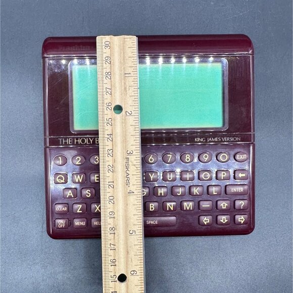 Vintage Franklin Holy Bible Electronic King James Version Manual Case 1989 Korea - Picture 11 of 11